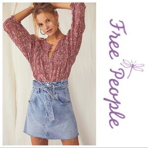 NWT We the Free East of Eden Mini Skirt